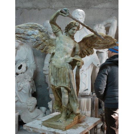LS 317 San Michele Arcangelo h. cm. 120 - Statue sacre
